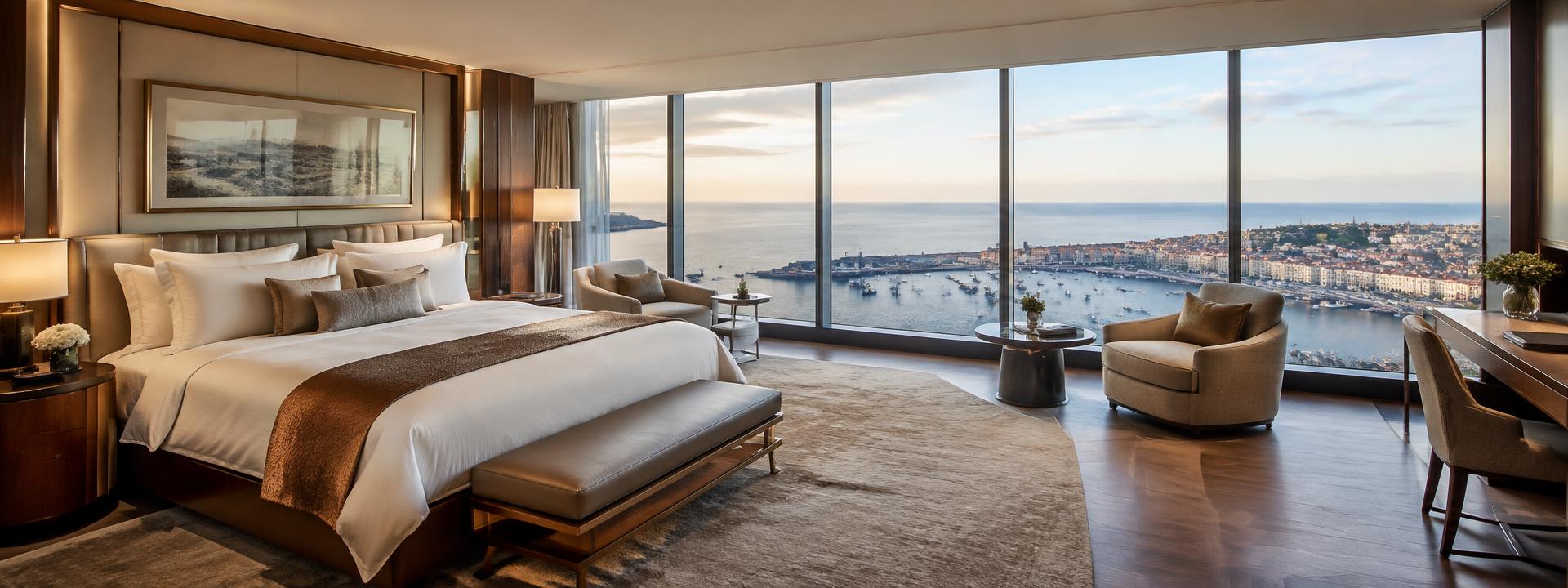 The Strand harbour suite bedroom